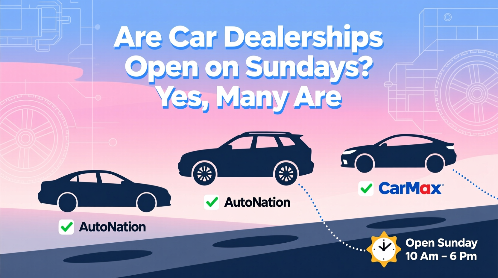 are car dealerships open on sundays