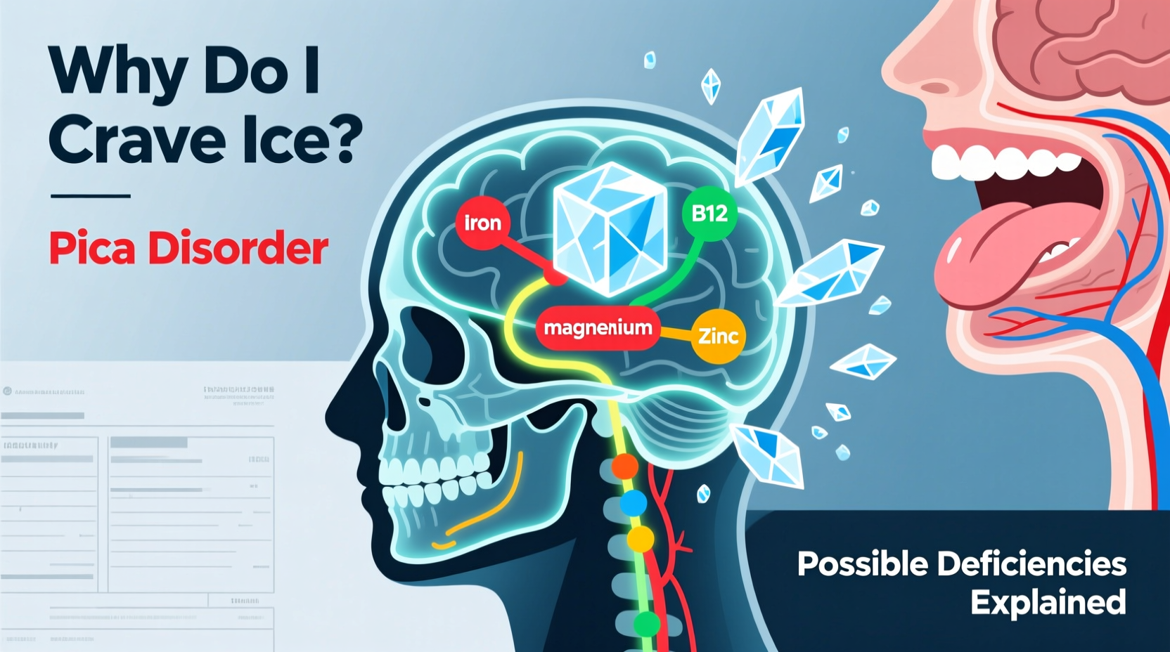 why do i crave ice constantly possible underlying deficiencies explained