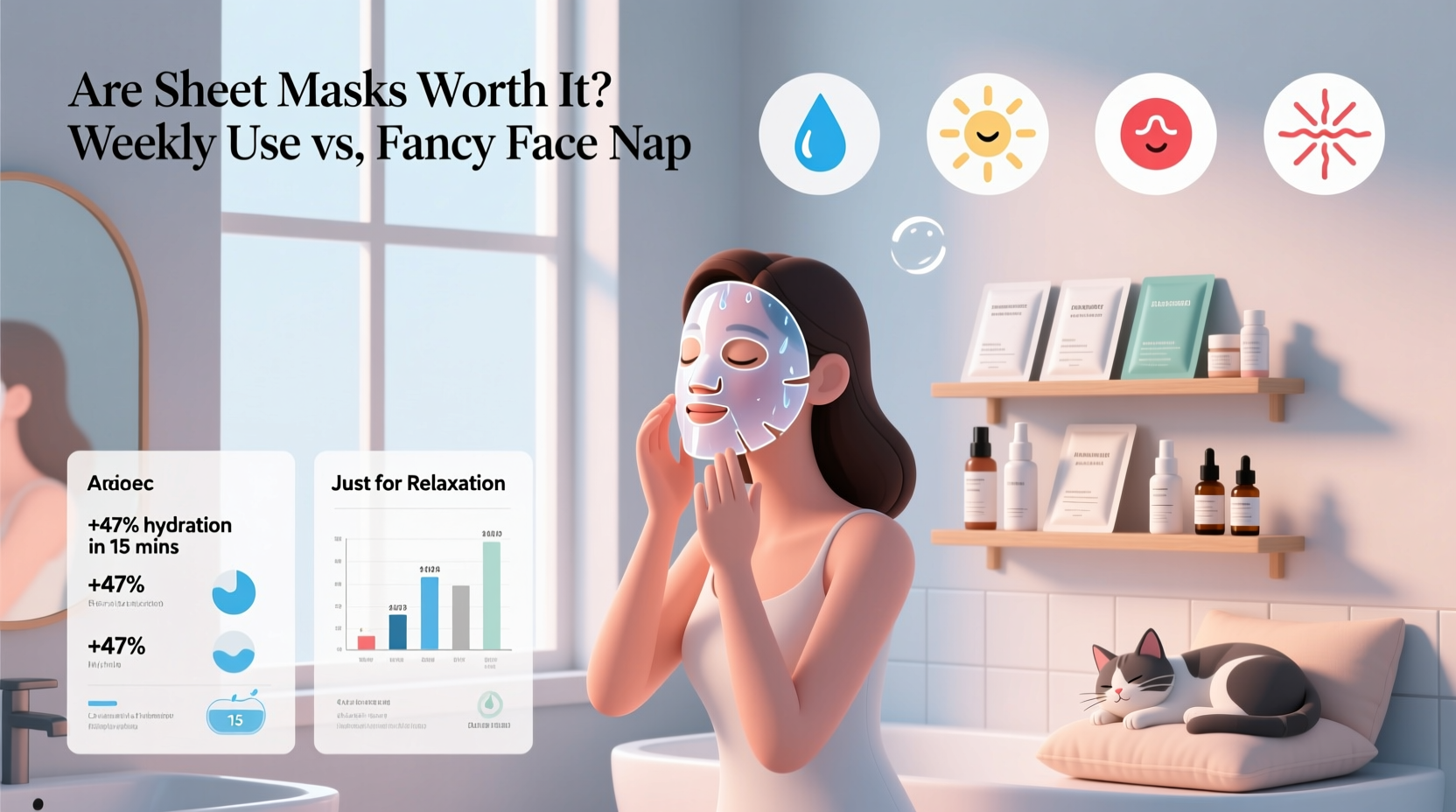 are sheet masks worth using weekly or just fancy face nap time