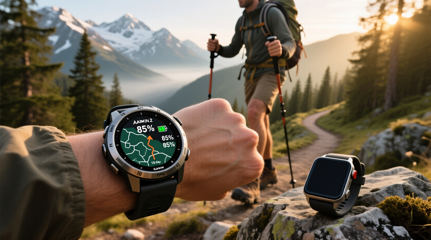 Garmin Epix vs Apple Watch Ultra for Hikers