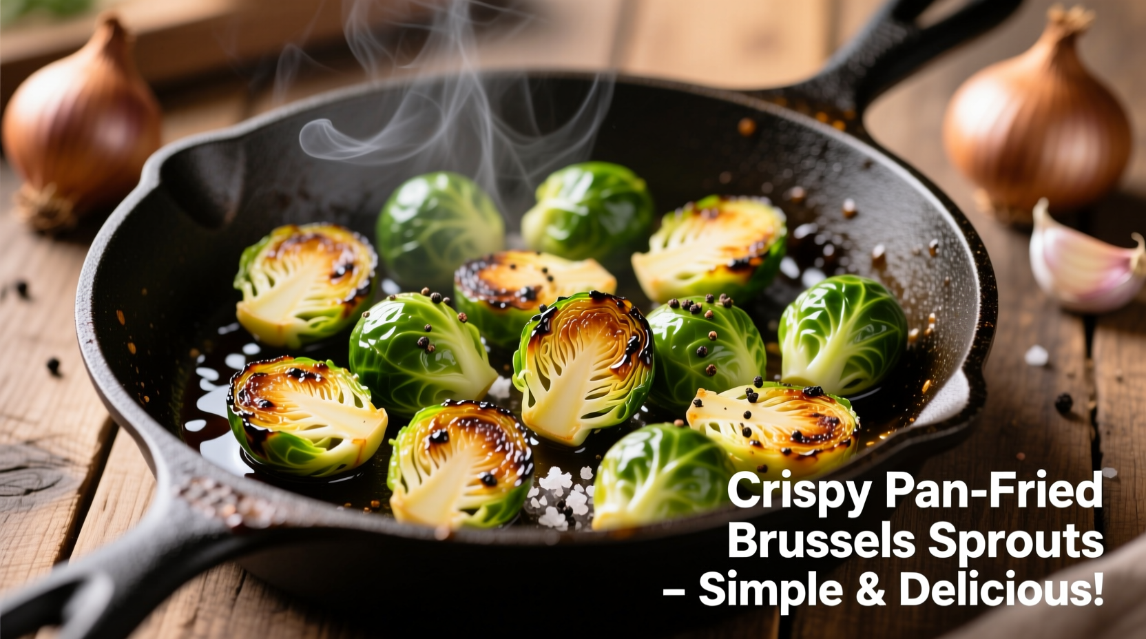 how to cook brussel sprouts in a pan