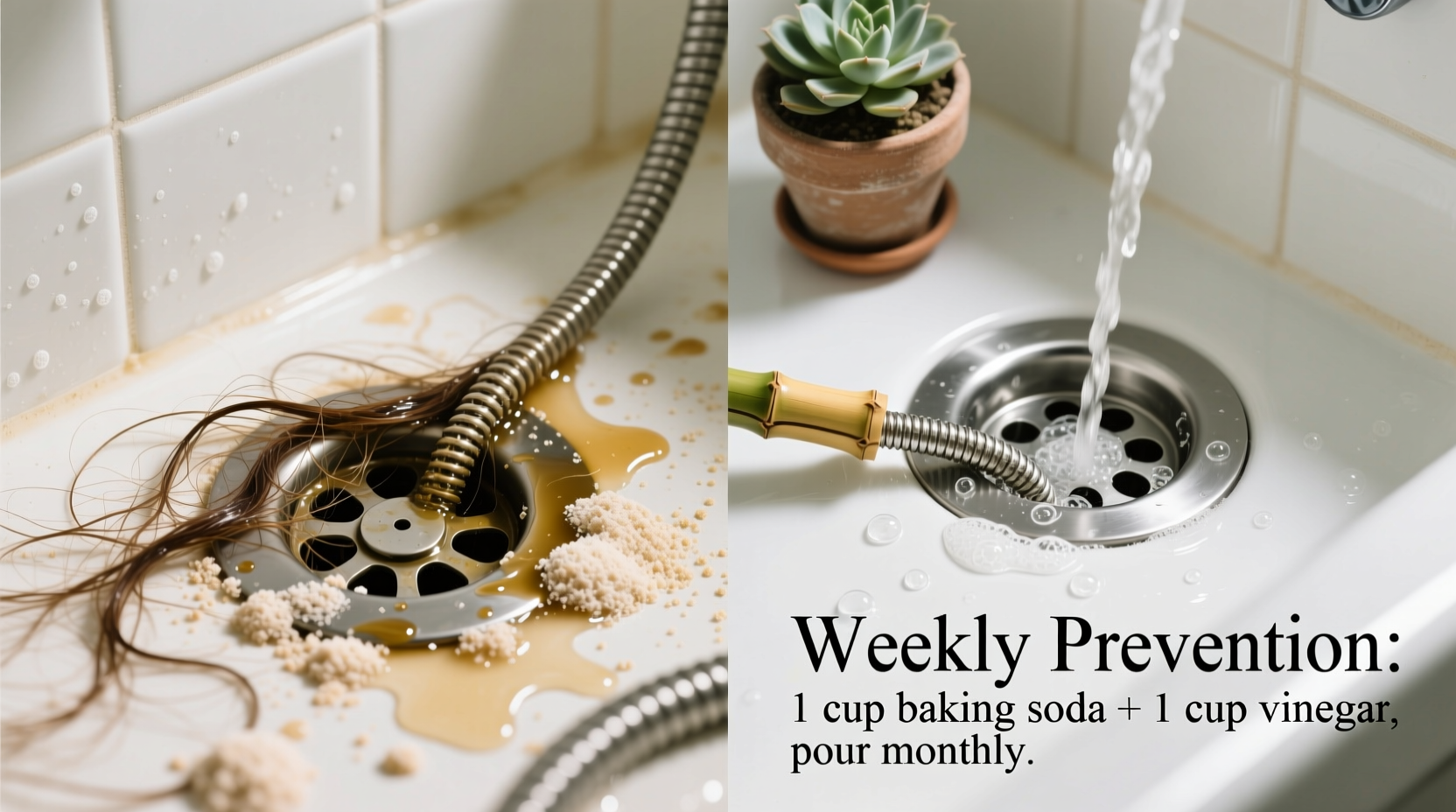 why does my shower clog weekly and how to prevent it naturally