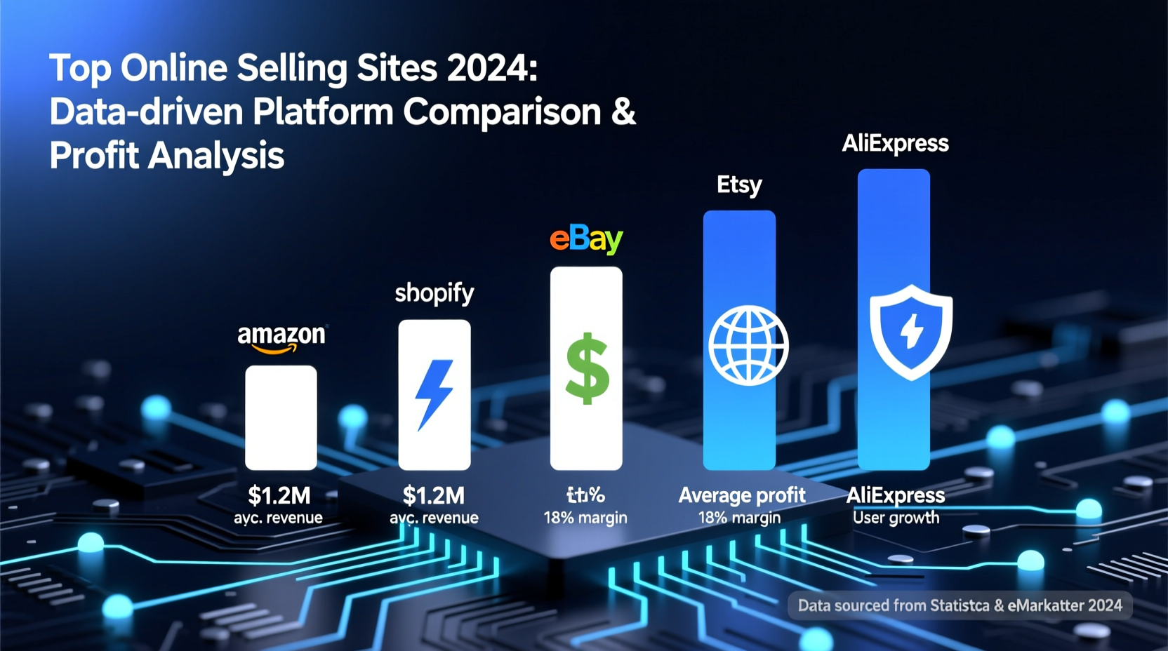 Top Online Selling Sites 2024: Data-Driven Platform Comparison & Profit Analysis