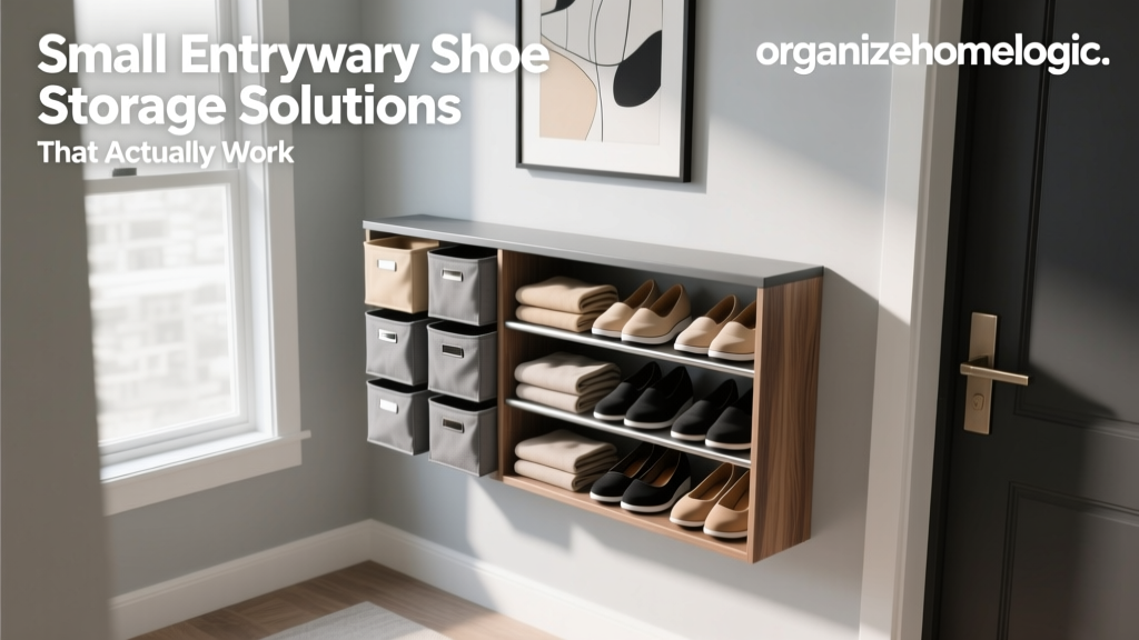 Small Entryway Shoe Storage Solutions That Actually Work