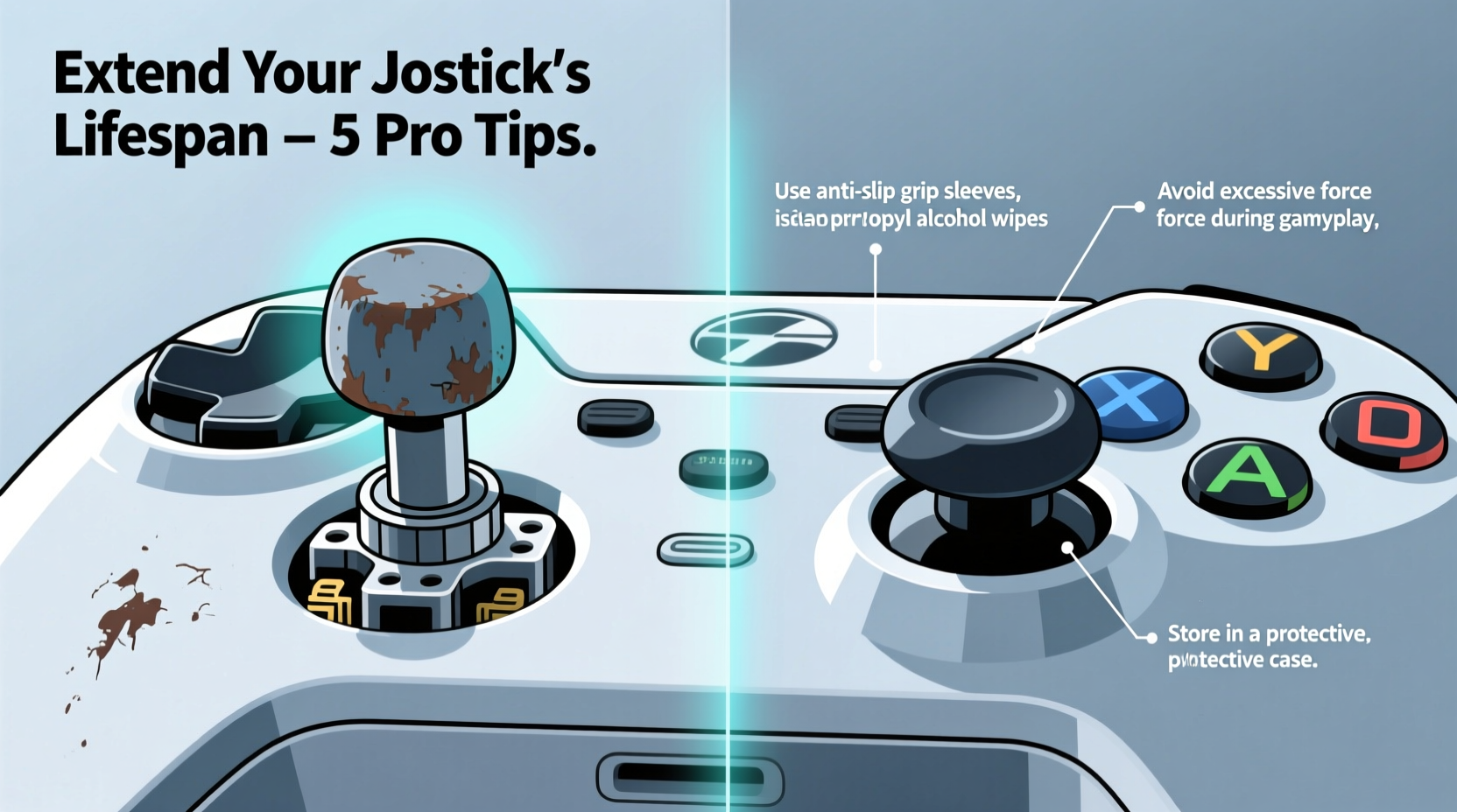 how to extend the life of your gaming controller sticks