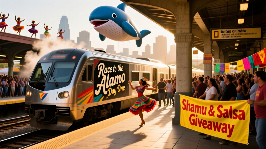 Race to the Alamo: Day One — Shamu & Salsa with Giveaway