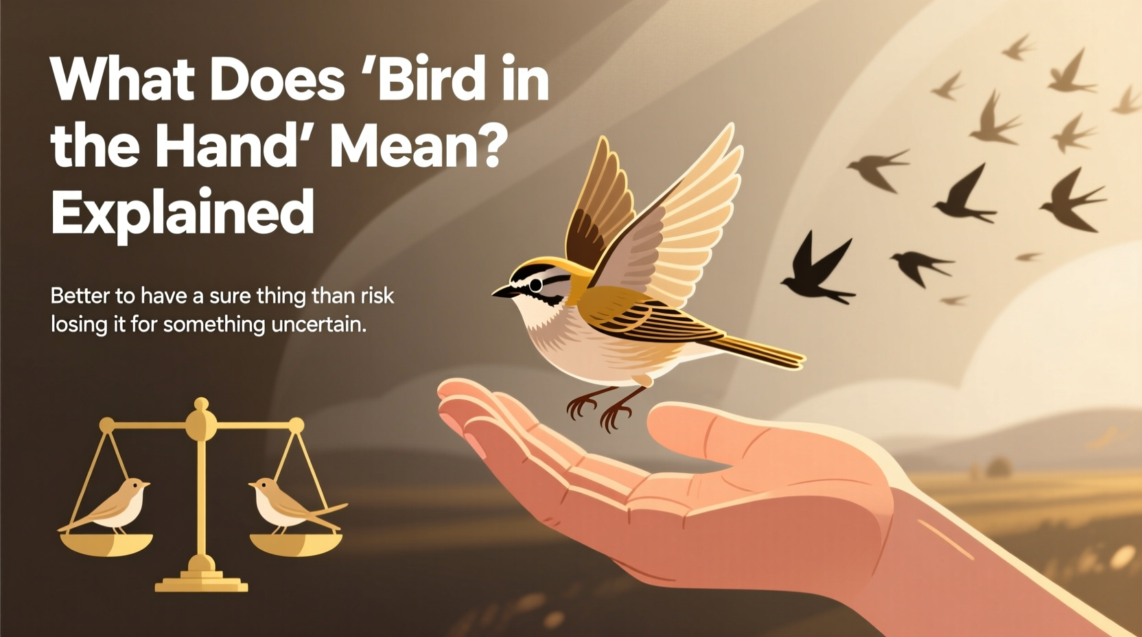 What Does 'Bird in the Hand' Mean? Explained