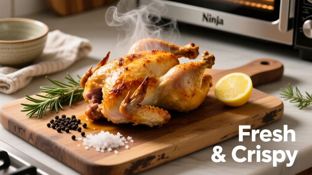 Air Roast Chicken Breast in Ninja Oven: Crispy, Juicy & Safe