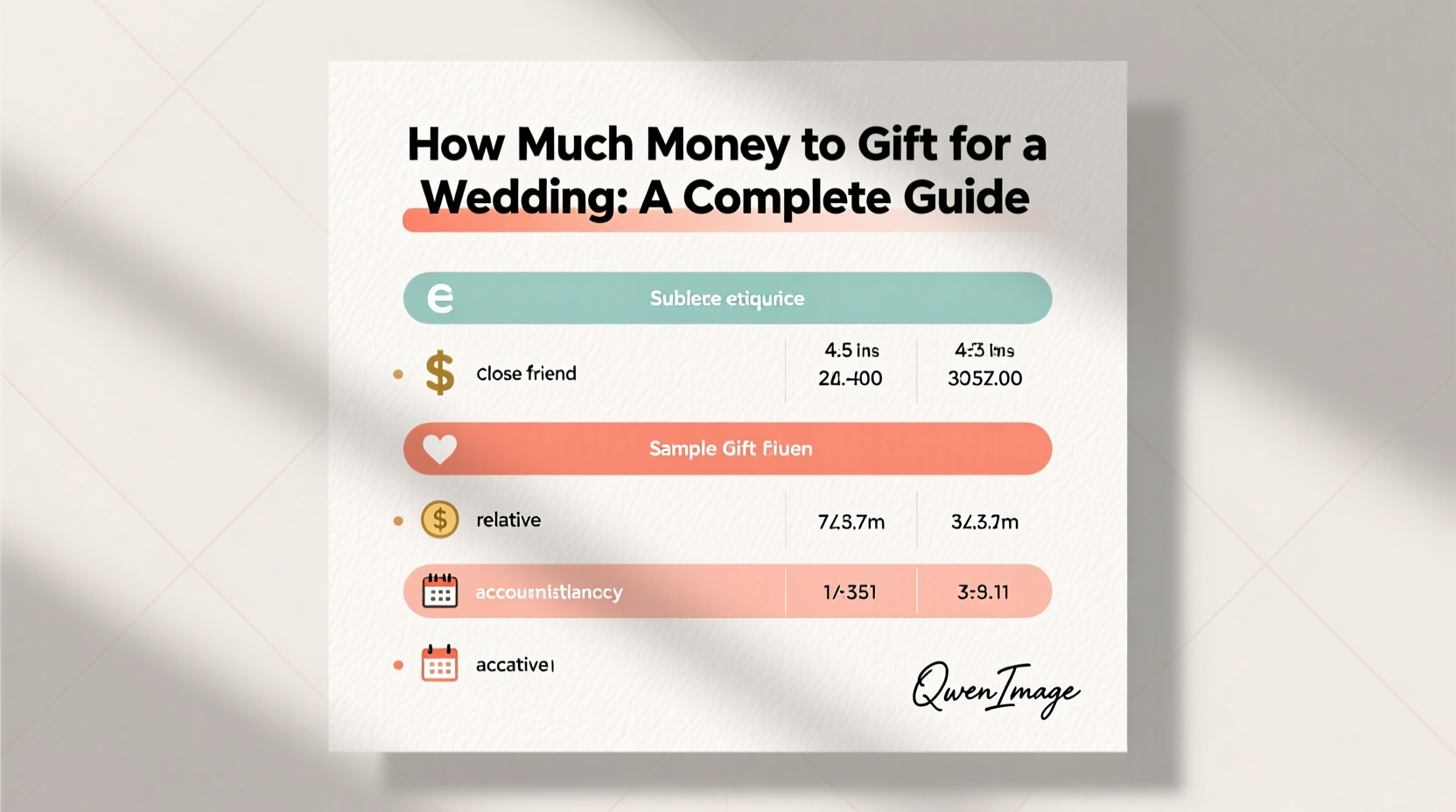 how much money do you gift for a wedding