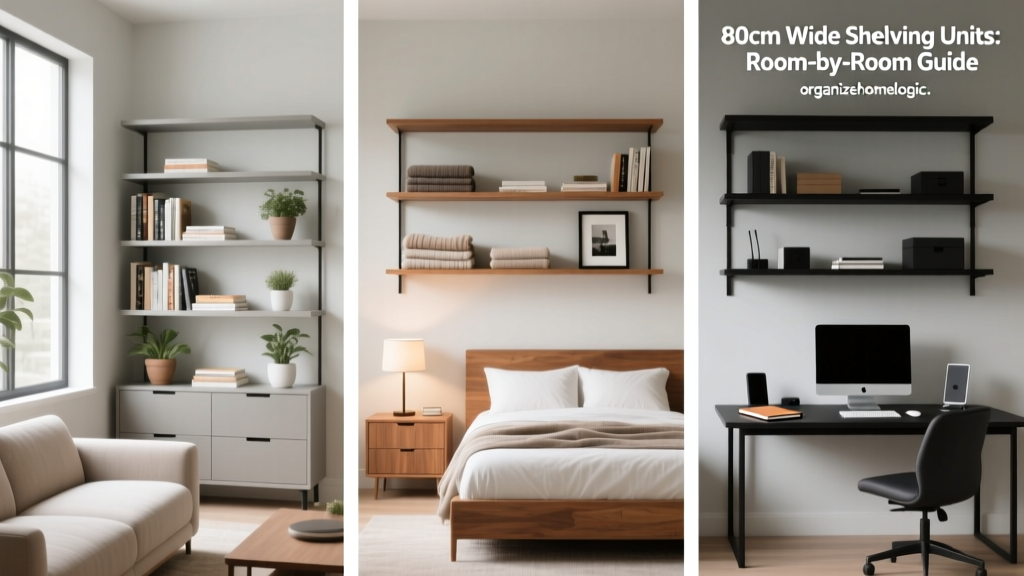 80cm Wide Shelving Units: Room-by-Room Guide
