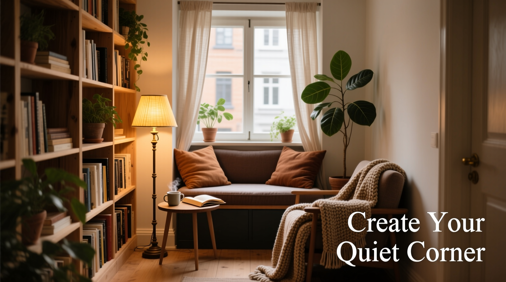 how to create a cozy reading nook in under 100 square feet