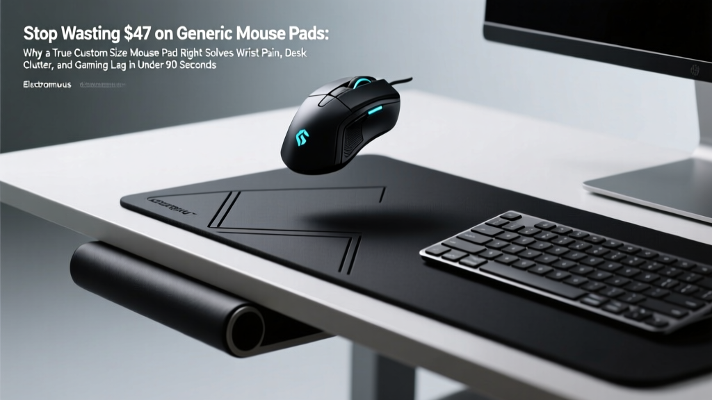 Stop Wasting $47 on Generic Mouse Pads: Why a True Custom Size Mouse Pad Right Solves Wrist Pain, Desk Clutter, and Gaming Lag in Under 90 Seconds