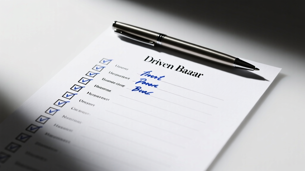 The Driven Checklist: A Precision Framework for High-Performance Execution