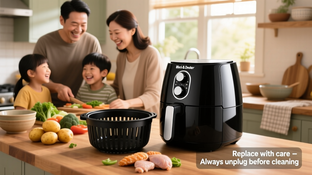 Black & Decker Air Fryer Basket Replacement Guide