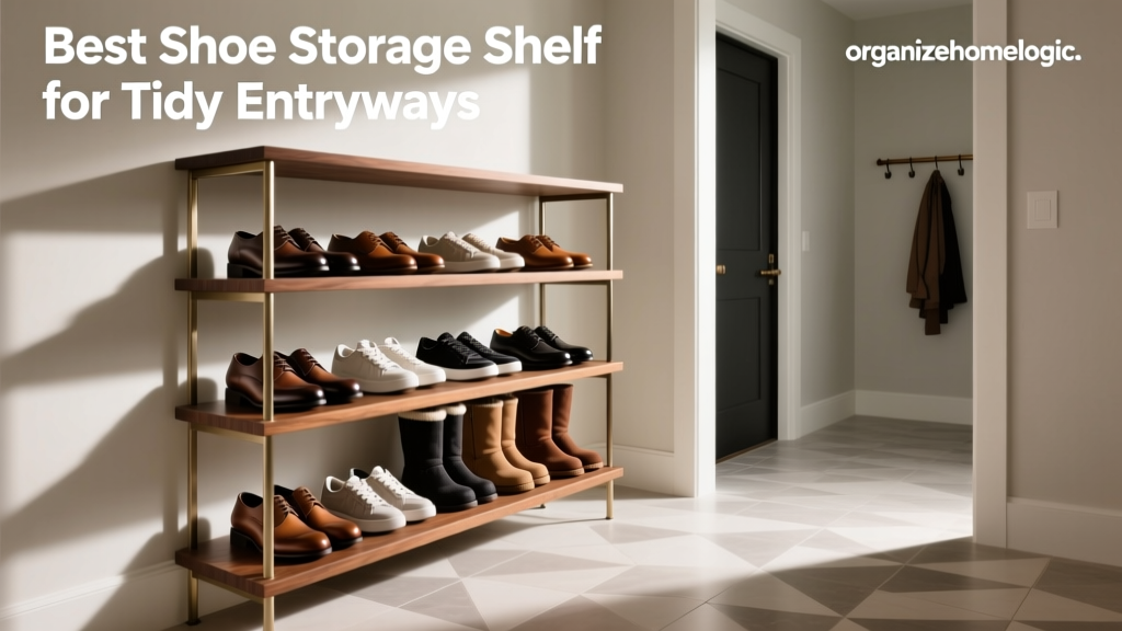 Best Shoe Storage Shelf for Tidy Entryways