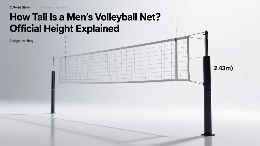 Men's Volleyball Net Height: Official 2026 Standard