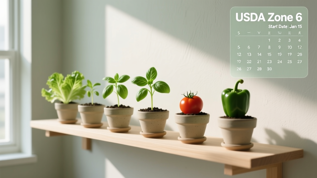 Indoor Seed-Starting Calendar by USDA Zone (2026)