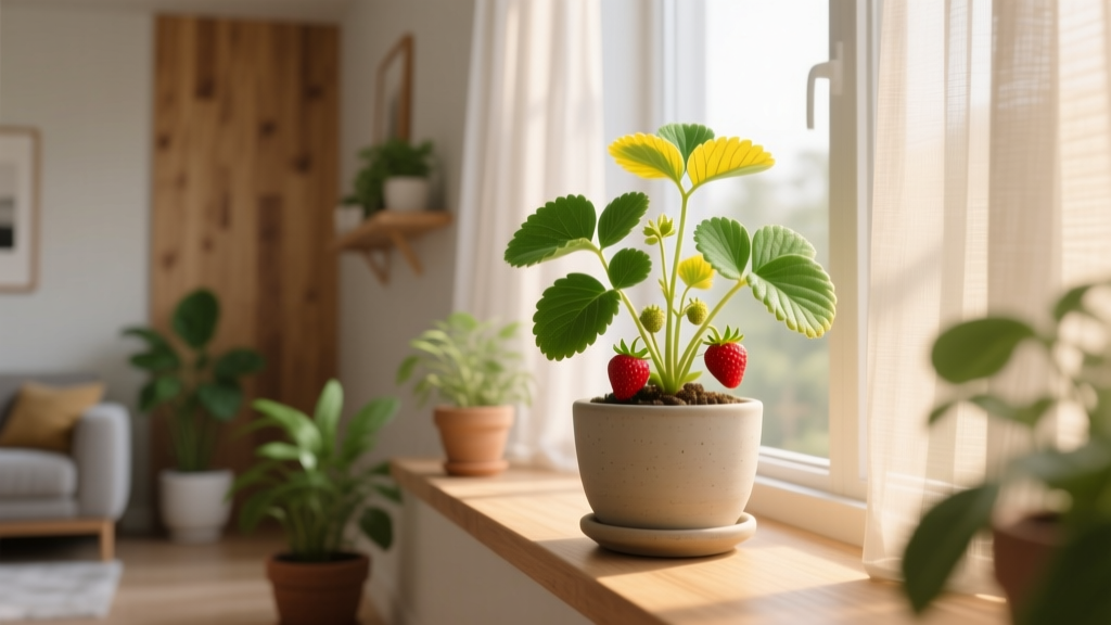 Strawberry Plant Rescue: Fix Yellow Leaves Indoors
