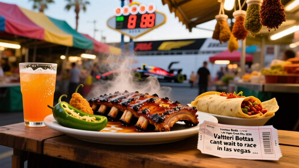 Valtteri Bottas Can’t Wait to Race in Las Vegas: A Culinary & Cultural Deep Dive into the F1 Las Vegas Grand Prix