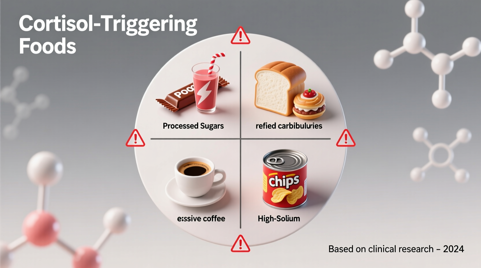what are cortisol triggering foods
