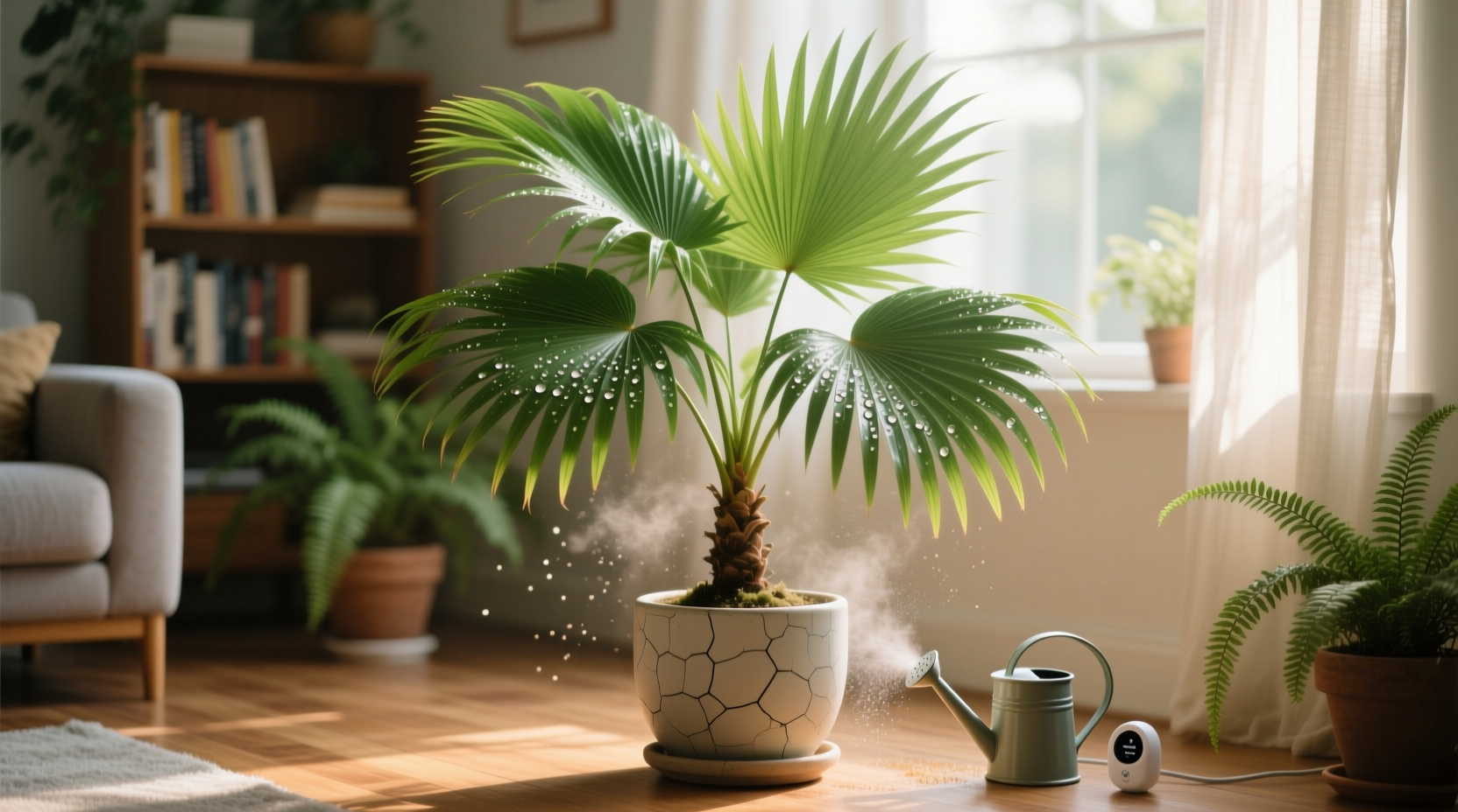 how to care for indoor palm tree plants