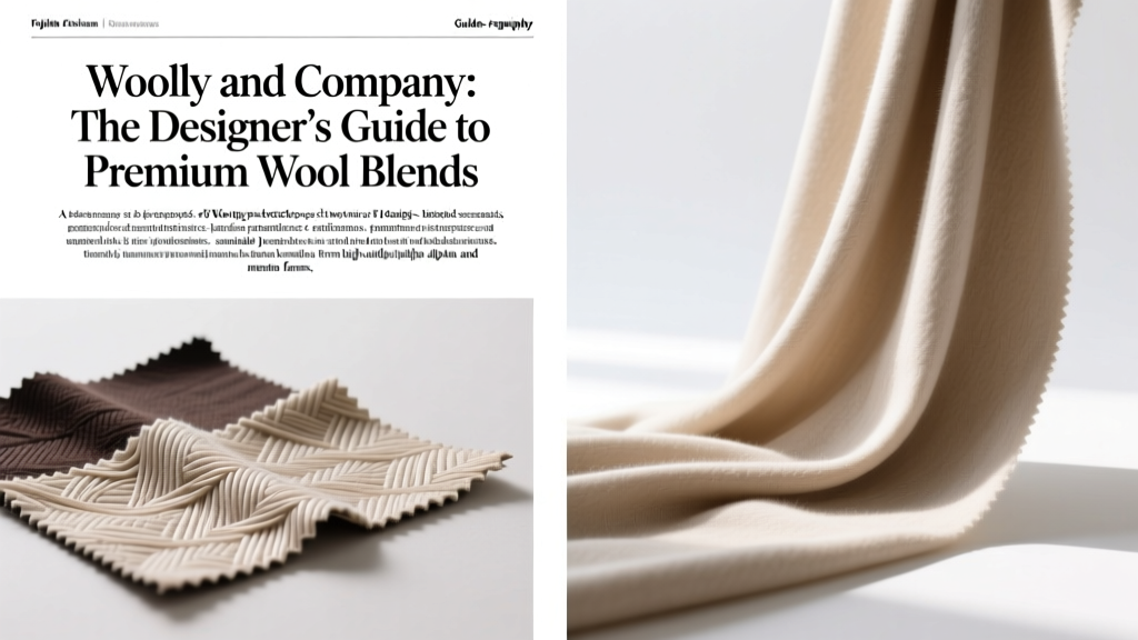 Woolly and Company: The Designer’s Guide to Premium Wool Blends