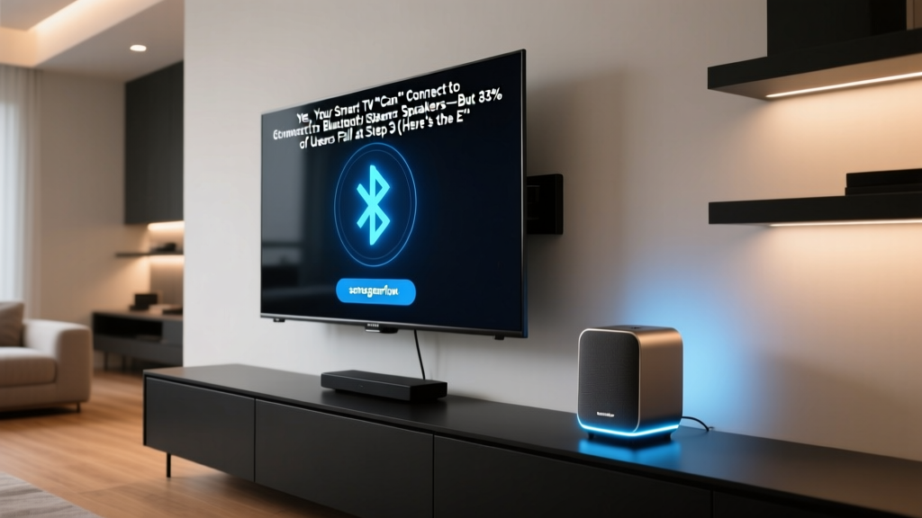 Smart TV Bluetooth Speaker Setup Guide (2026)