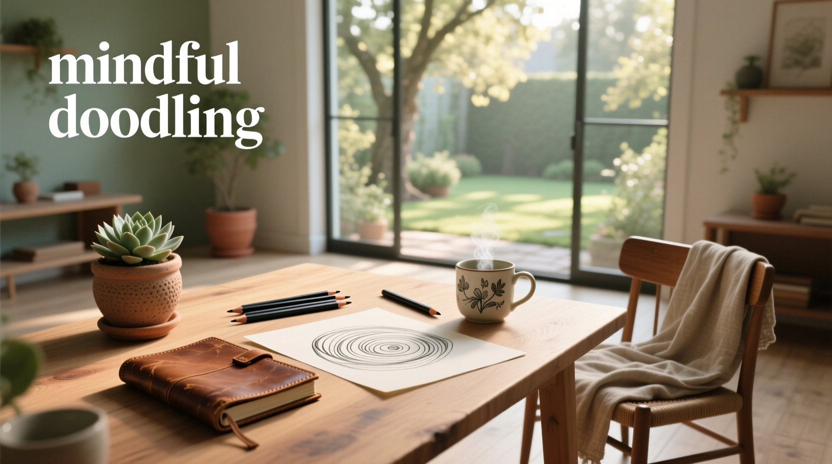 mindful doodling for stress relief