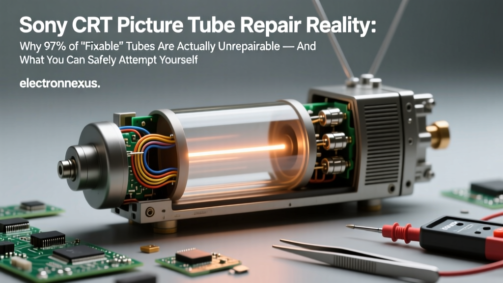 Sony CRT Picture Tube Repair Reality: Why 97% of 'Fixable' Tubes Are Actually Unrepairable — And What You Can Safely Attempt Yourself