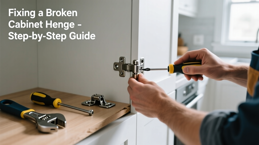 Fixing a Broken Cabinet Hinge in the Kitchen