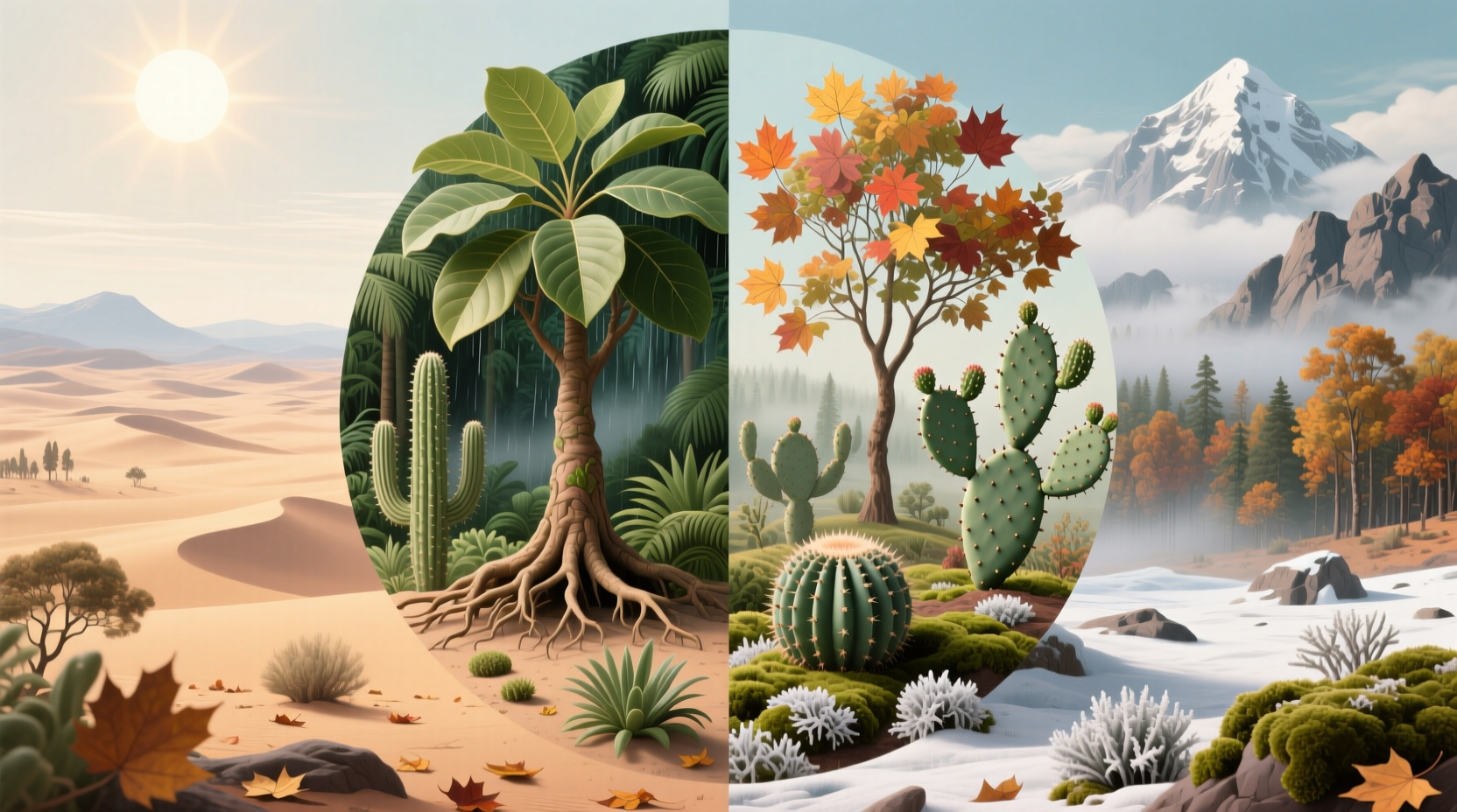 which climate plants