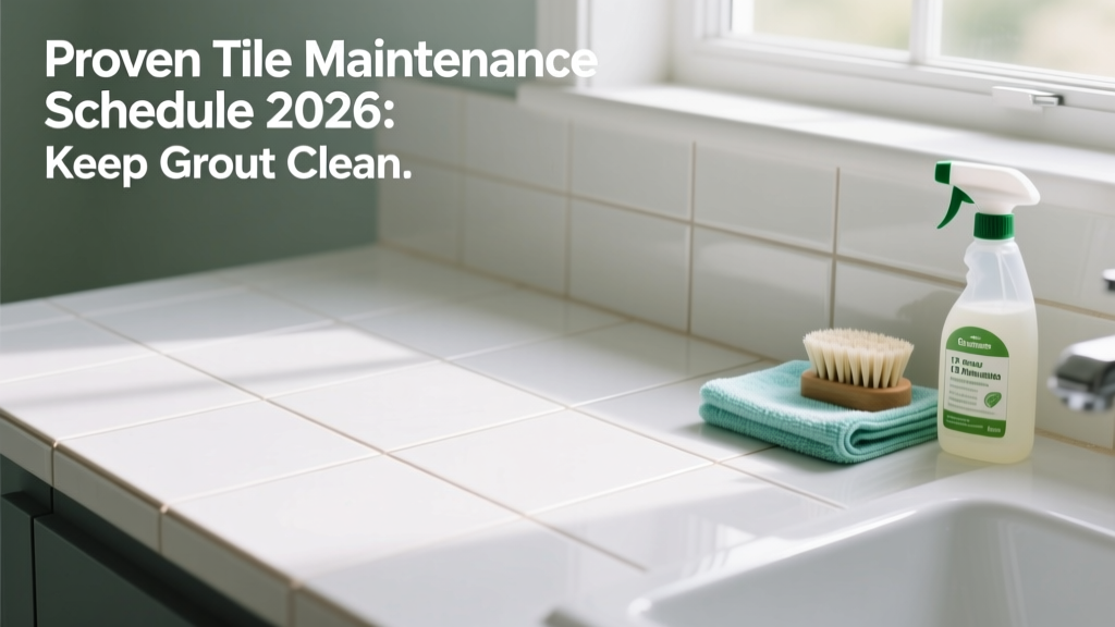 Proven Tile Maintenance Schedule 2026: Keep Grout Clean
