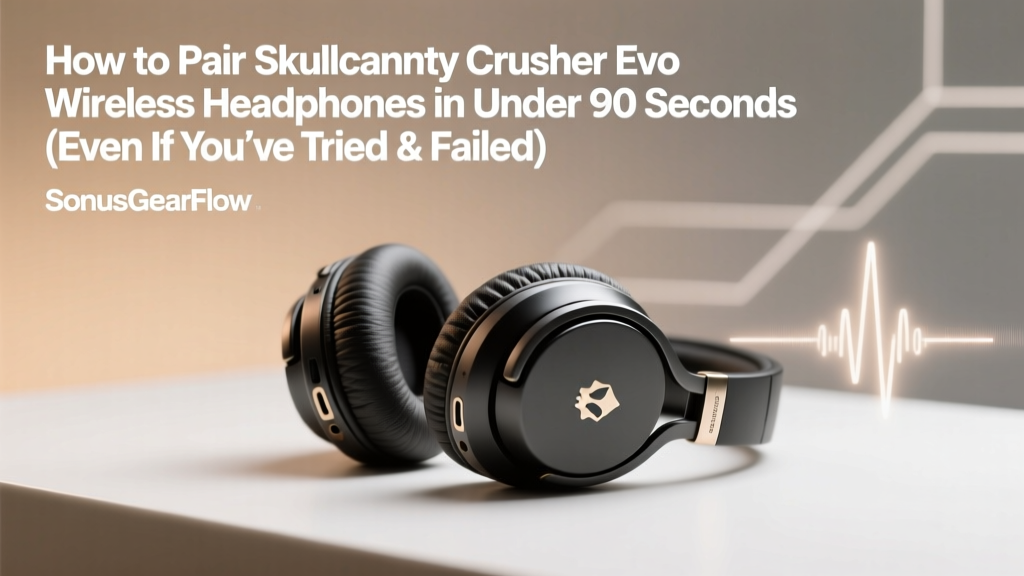 Skullcandy Crusher Evo Pairing: Reset Bluetooth in 90 Sec