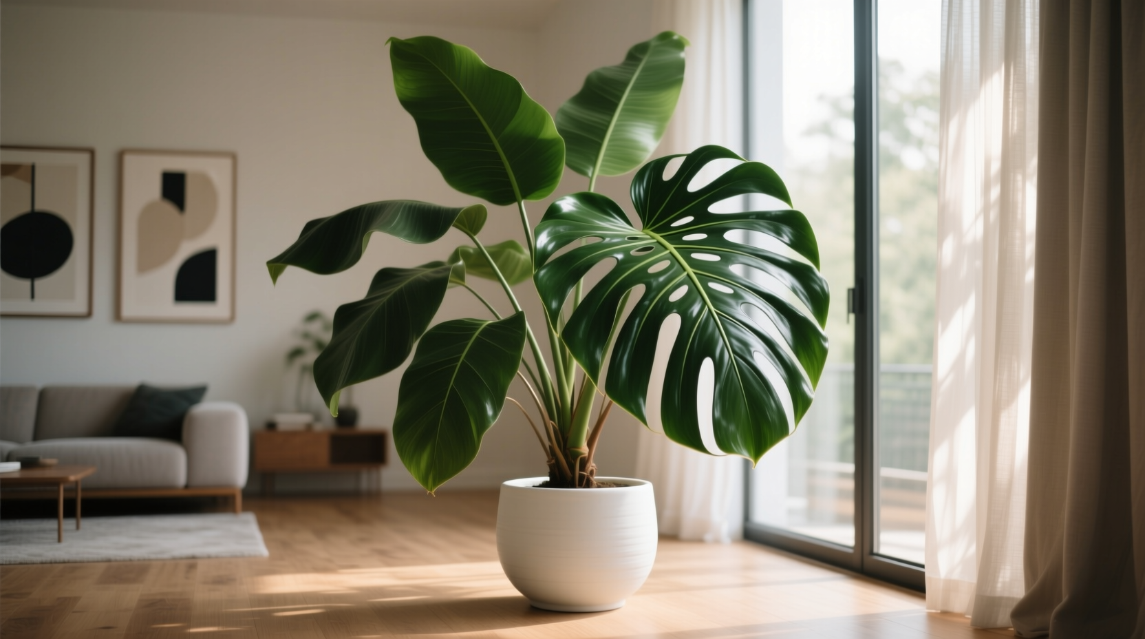 large foliage indoor plants