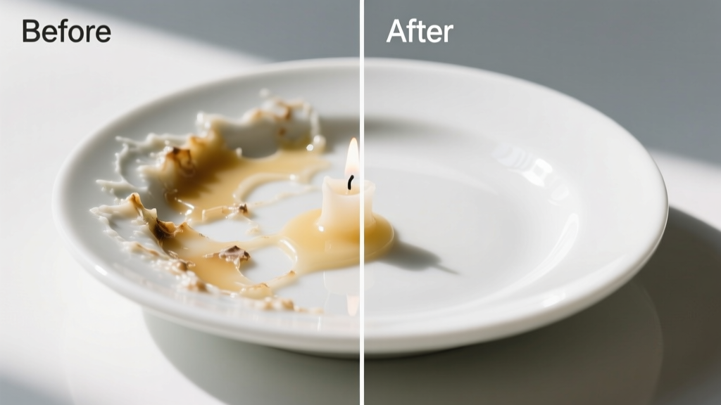 How to Remove Candle Wax from Porcelain Safely