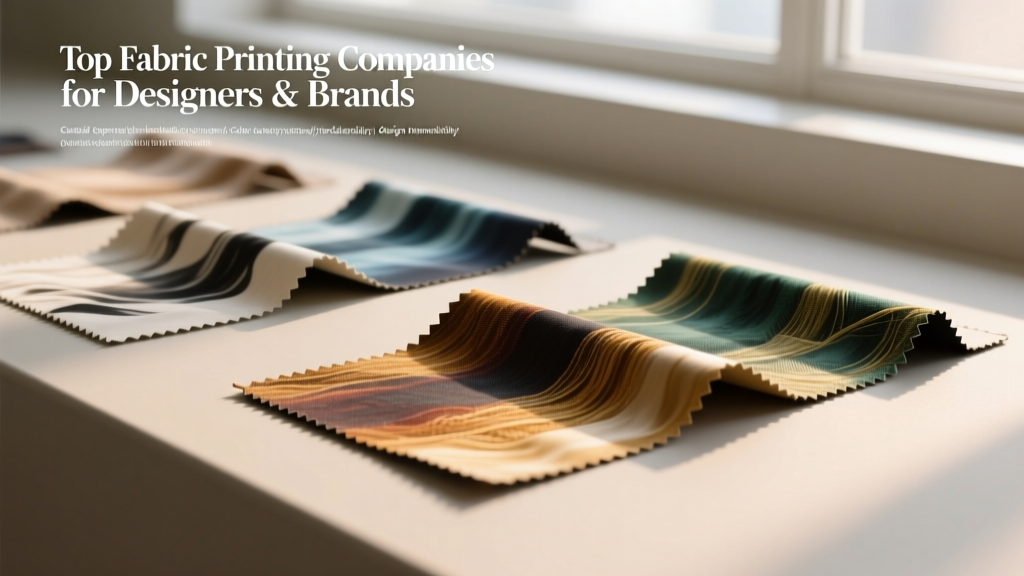 Top Fabric Printing Companies for Designers & Brands