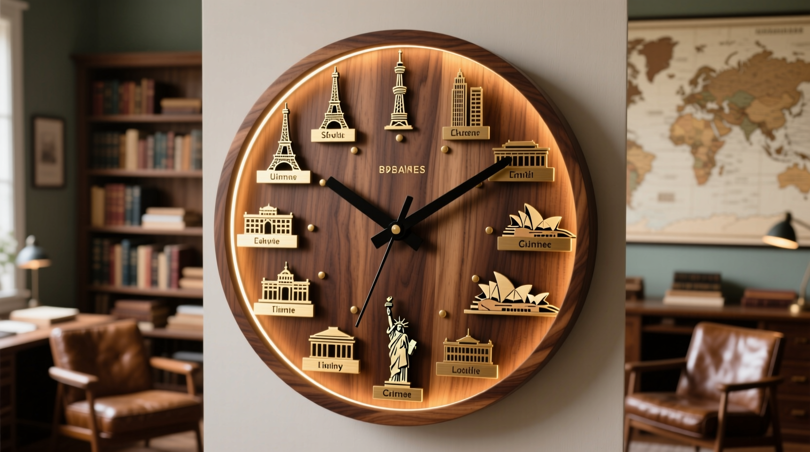 DIY International Clock: Zero-Dependency, Low-Friction Time Zone Display