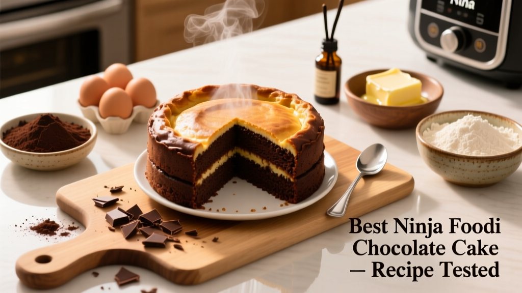 Best Ninja Foodi Chocolate Cake Recipe (Tested!)
