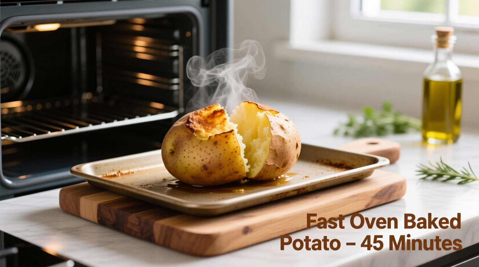 Fast Baked Potato Oven Method: 25 Minutes Perfect Results