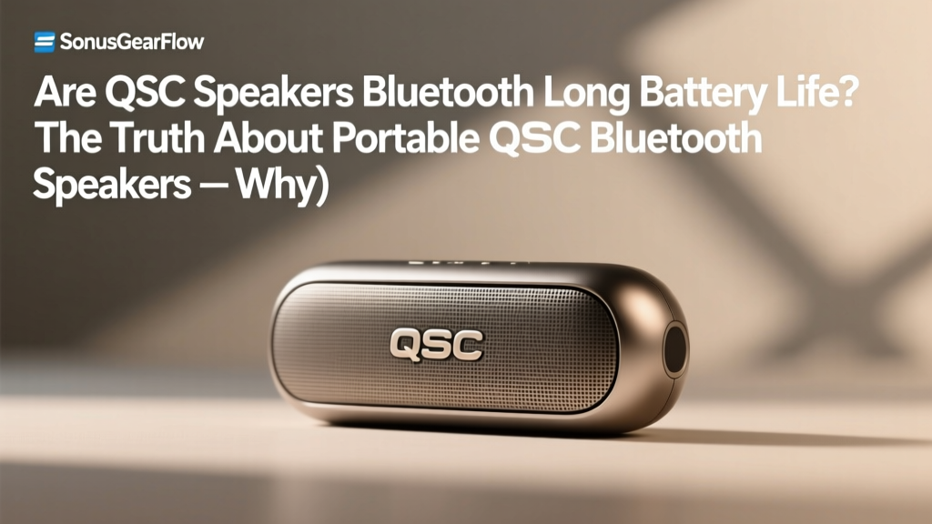 QSC Bluetooth Speakers Battery Life Truth (2026)