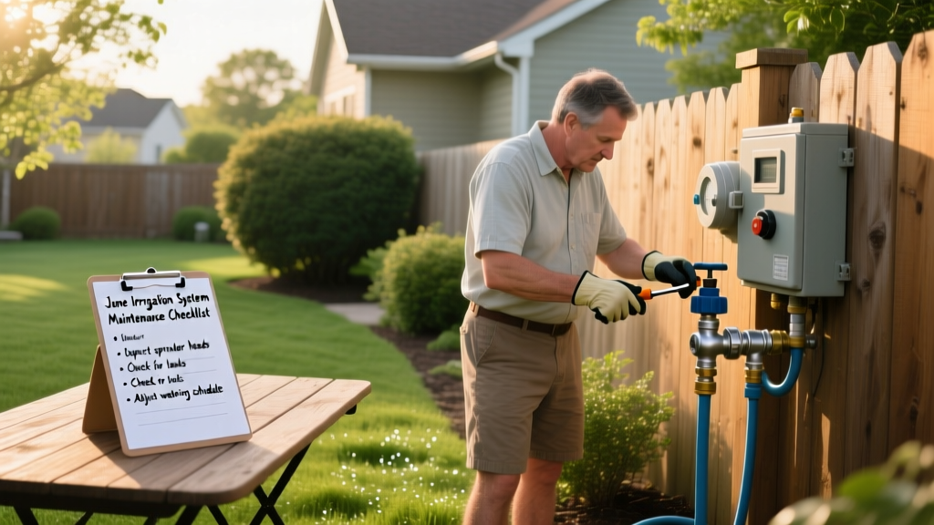 June Irrigation System Maintenance Checklist