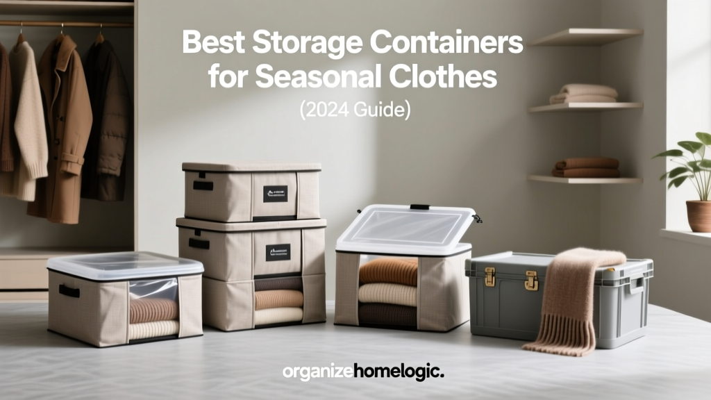 Best Storage Containers for Seasonal Clothes (2024 Guide)