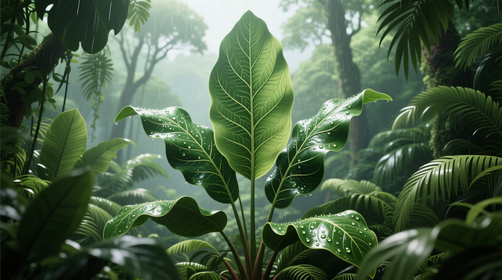 plants large leaves