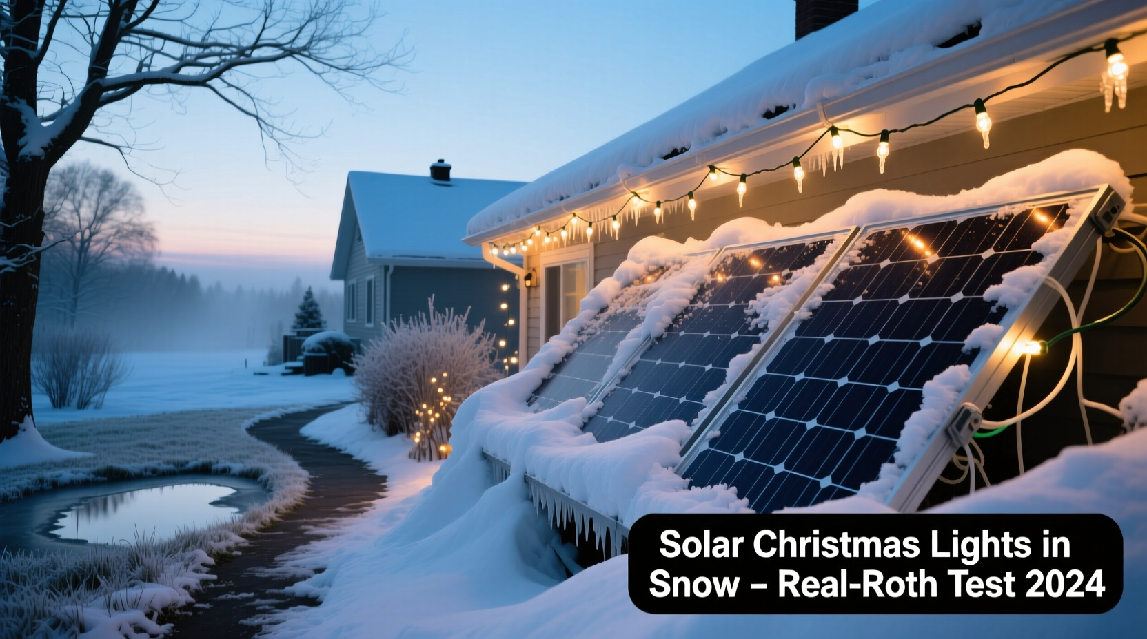 do solar powered christmas lights work in snowy climates real world performance