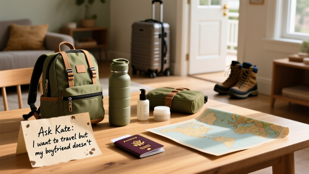 Ask Kate: I Want To Travel — But My Boyfriend Doesn’t. What Now?