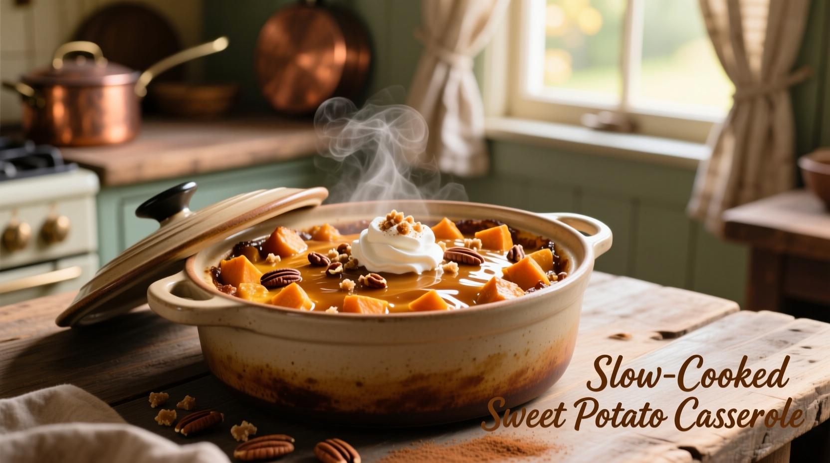 Perfect Slow Cooker Sweet Potato Casserole Recipe