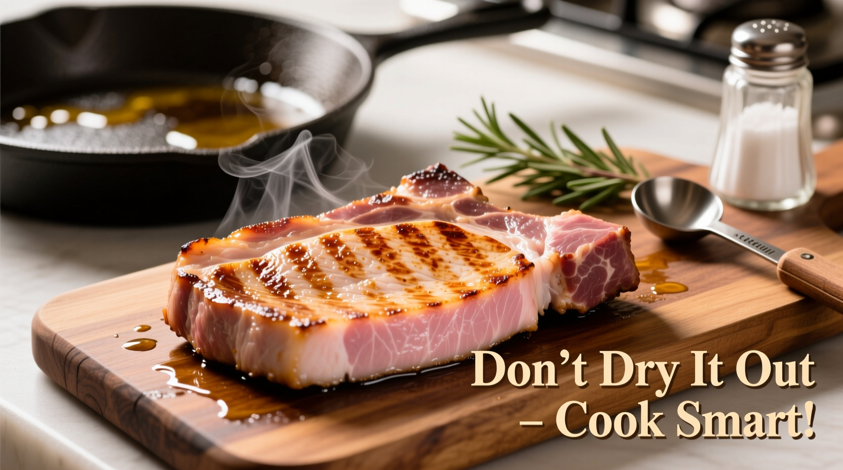 how to cook thin pork chops without drying them out