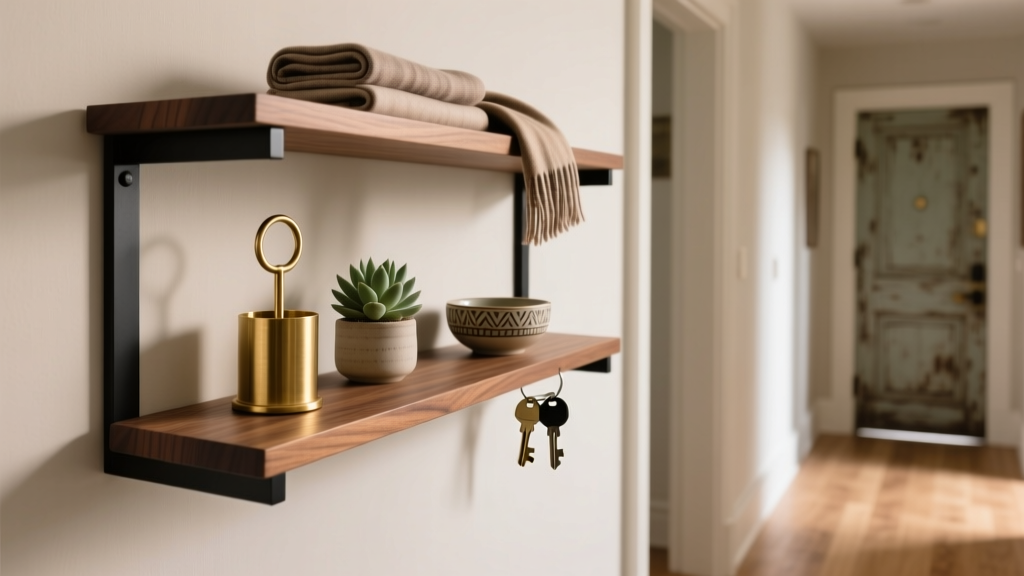 Best Entryway Wall Shelves for Keys & Decor