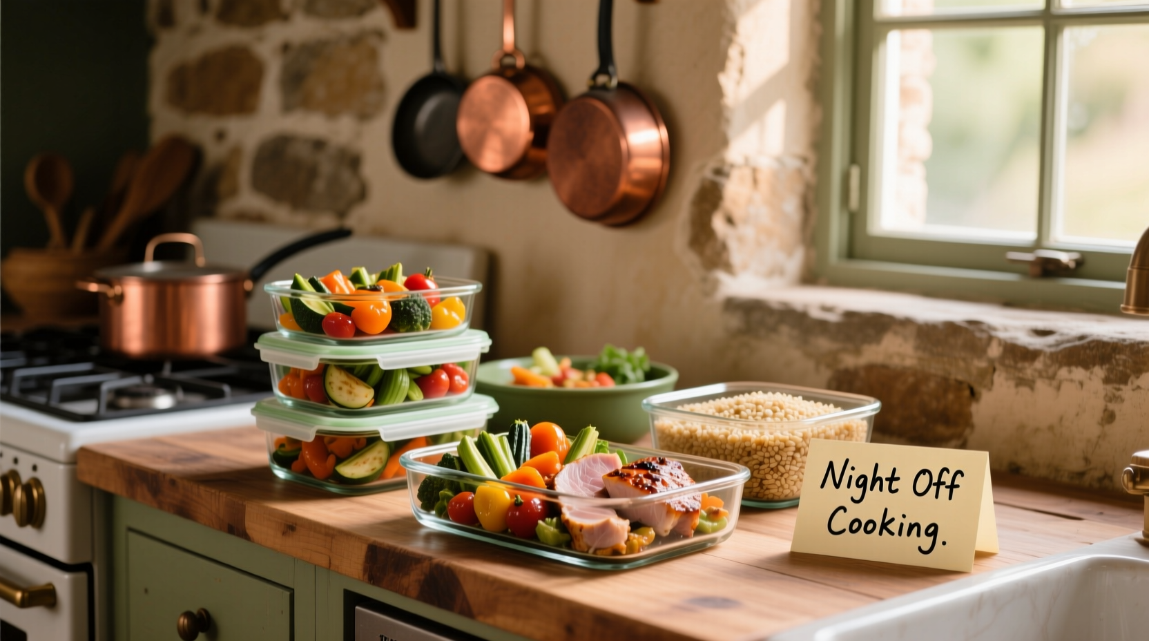 give yourself a night off cooking with a make ahead sal