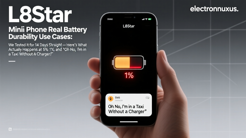 L8Star Mini Phone Real Battery Durability Use Cases: We Tested It for 14 Days Straight — Here’s What Actually Happens at 5%, 1%, and 'Oh No, I’m in a Taxi Without a Charger'